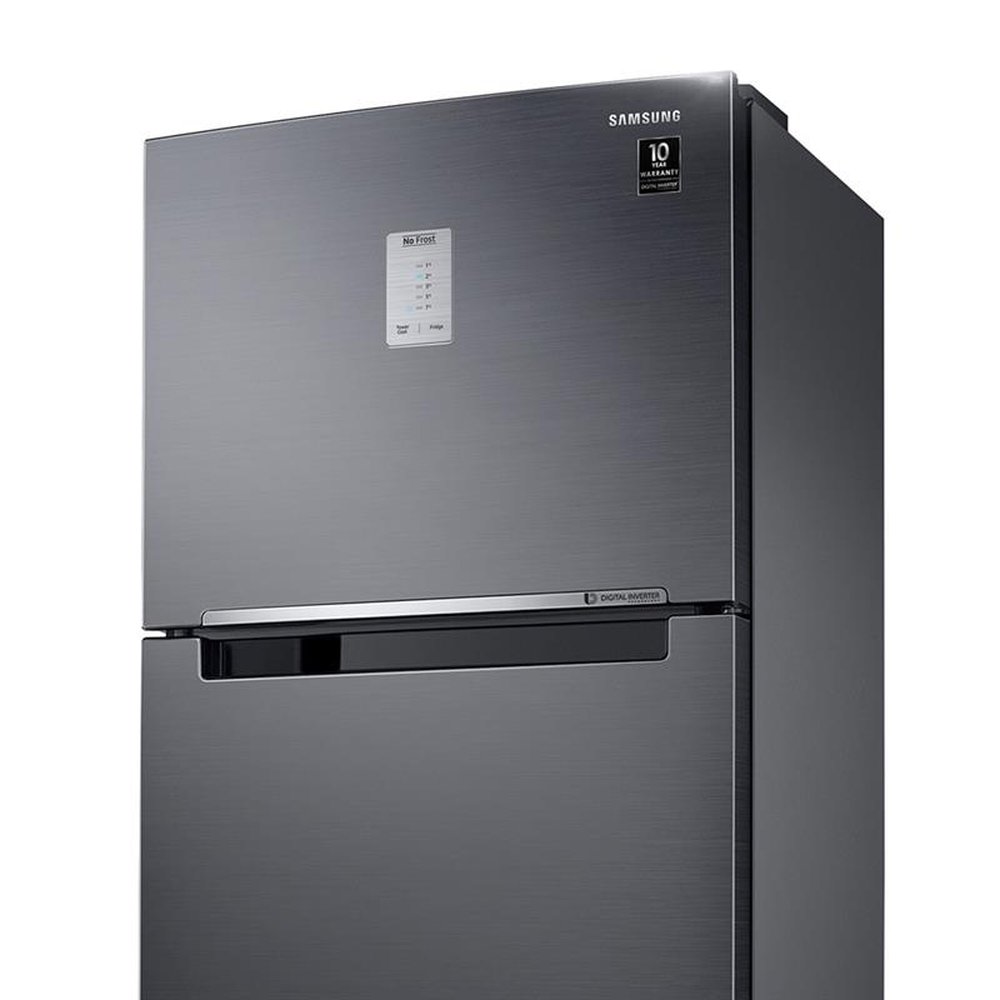 Geladeira/Refrigerador Samsung 460 Litros Evolution RT46, com PowerVolt, Frost Free, Inverter, Duplex, Preto/Inox Look, Bivolt