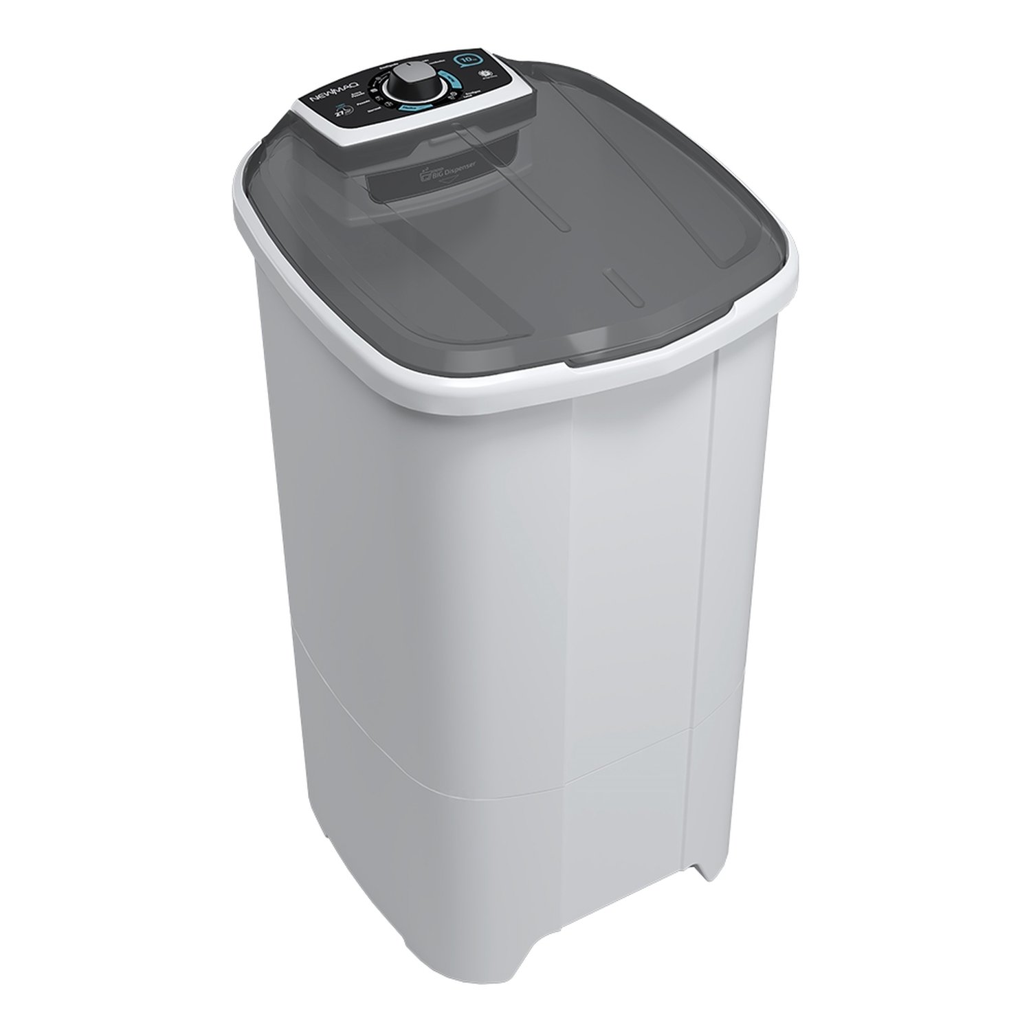 Tanquinho/Máquina de Lavar Roupas Semi-automática 10kg Newmaq, Branca, 110V