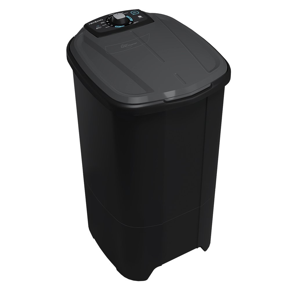 Tanquinho/Máquina de Lavar Roupas Semi-automática 10kg Newmaq, Preto, 110V