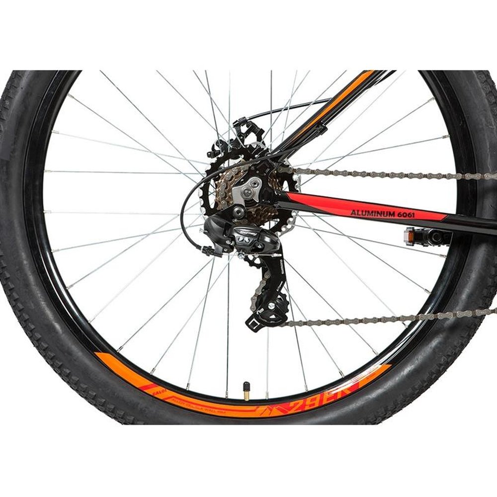 Bicicleta Caloi Vulcan, Aro 29, 21 Marchas, Câmbio Sunrun, Freio a Disco, Preta