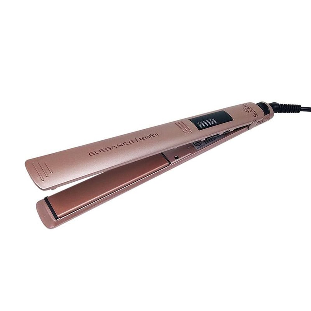Chapinha/Prancha Gama Elegance LED Keration PRO, 47W, Bege, Bivolt