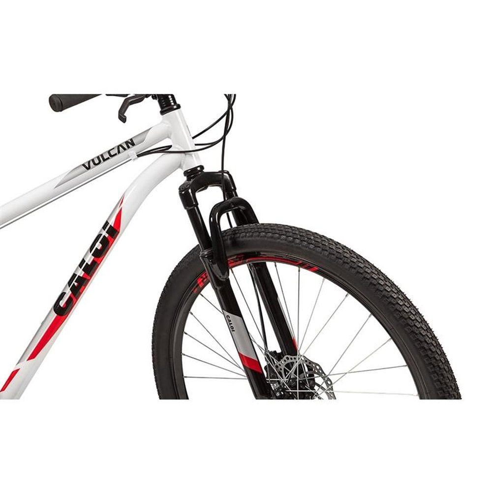 Bicicleta para Adulto Caloi Vulcan, Aro 29, 21 Marchas, Quadro de Alumínio, Freio à Disco, Branca