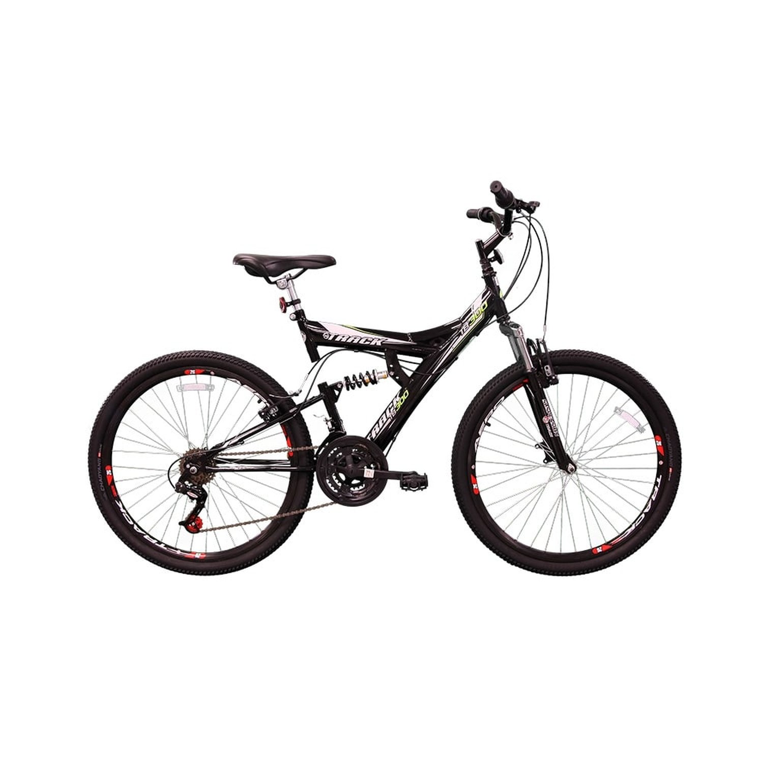 Bicicleta para Adulto Track Bikes TB300XS, Aro 26, 21 Marchas, Quadro de Aço, Freios Av-Brake, Preta