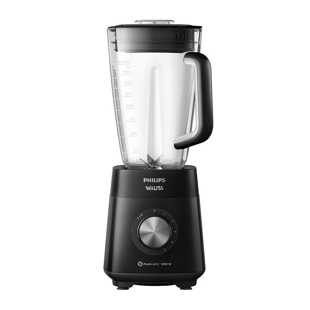 Liquidificador Walita Serie 5000 RI2240/91 - Copo San, 5 Velocidades, 1200W, 3 Litros, Preto, 220V