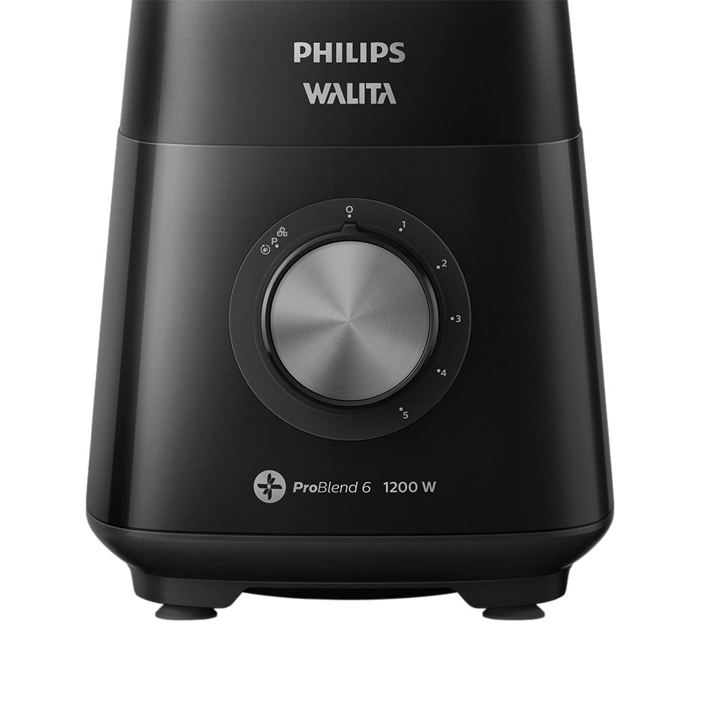 Liquidificador Walita Serie 5000 RI2240/91 - Copo San, 5 Velocidades, 1200W, 3 Litros, Preto, 220V