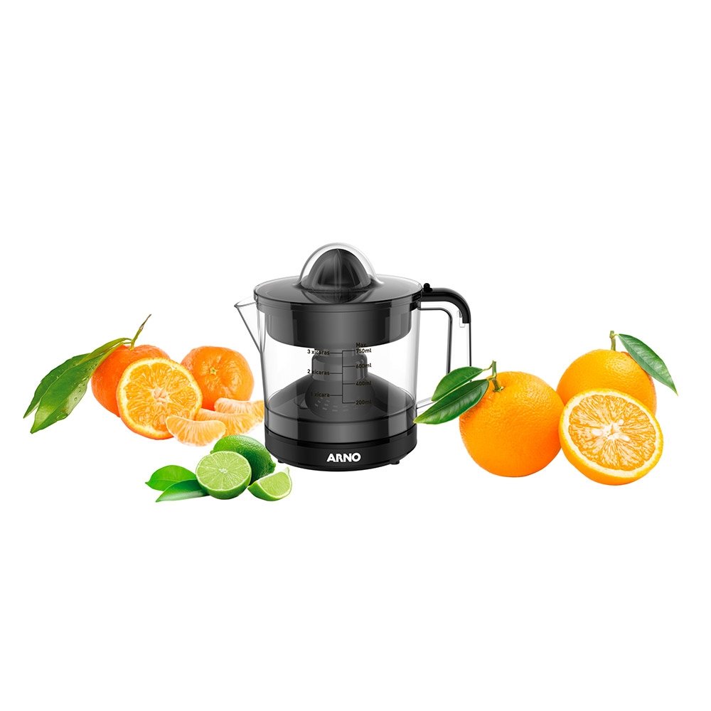 Espremedor de Frutas Arno Express CP31 - 0,75 Litros, 40W, Preto, 220V