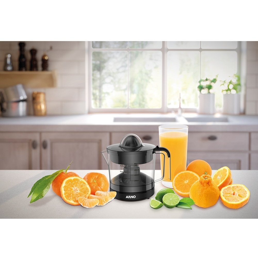 Espremedor de Frutas Arno Express CP31 - 0,75 Litros, 40W, Preto, 220V