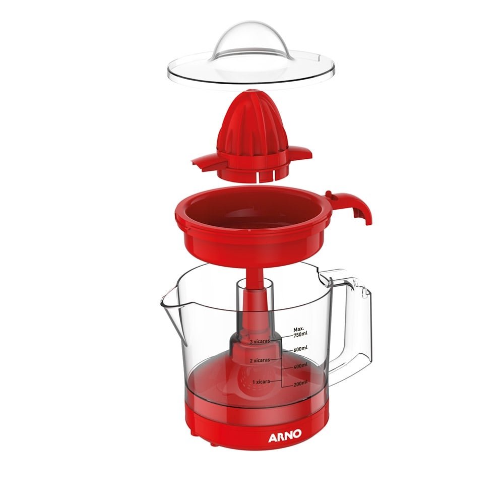 Espremedor de Frutas Arno Express CP32 - 0,75 Litros, 40W, Vermelho, 220V