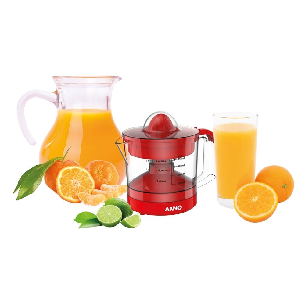 Espremedor de Frutas Arno Express CP32 - 0,75 Litros, 40W, Vermelho, 220V