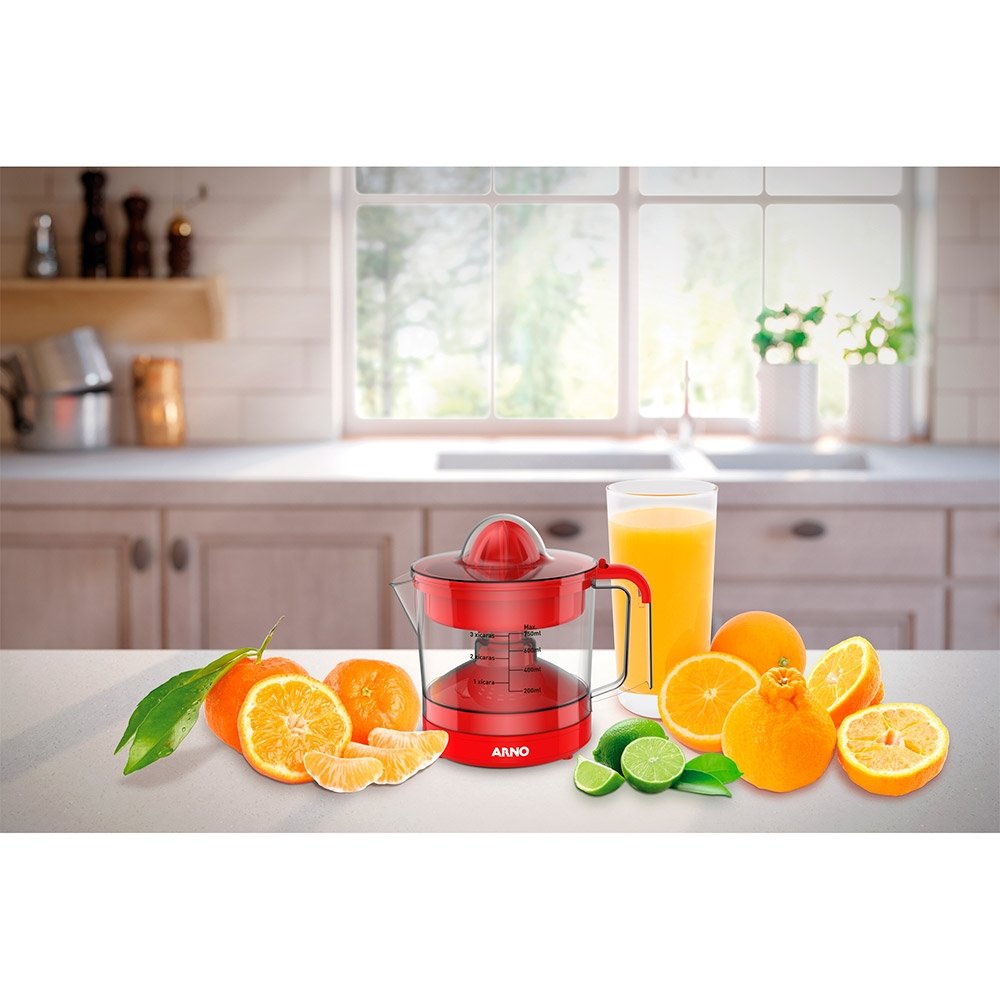 Espremedor de Frutas Arno Express CP32 - 0,75 Litros, 40W, Vermelho, 220V