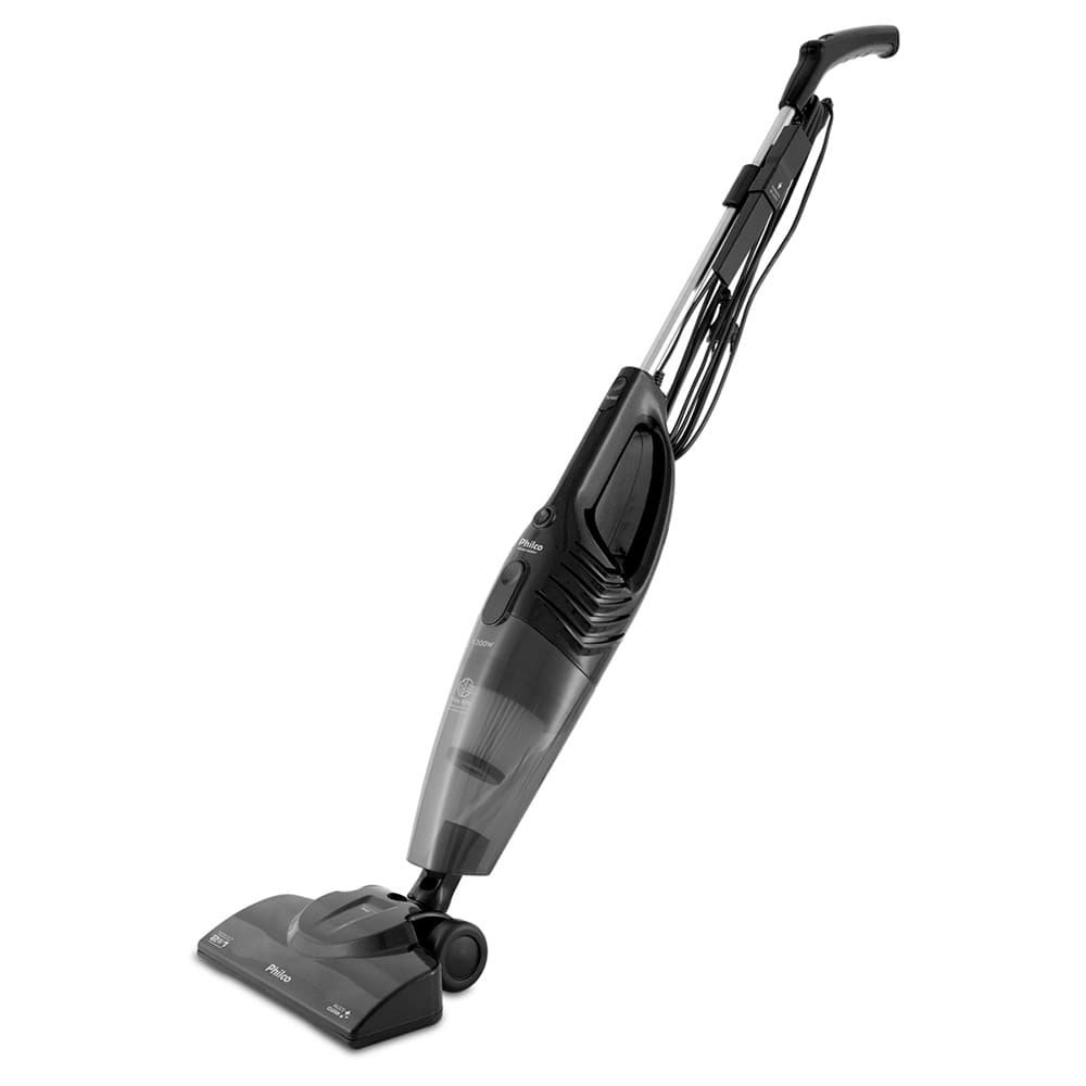 Aspirador de Pó Vertical Philco RAPID1300 Multi Clean - 650ml, 1300W, Preto, 220V