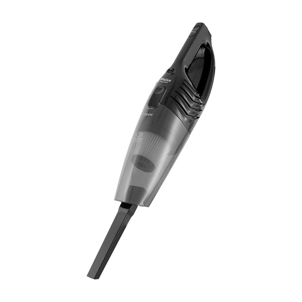 Aspirador de Pó Vertical Philco RAPID1300 Multi Clean - 650ml, 1300W, Preto, 220V