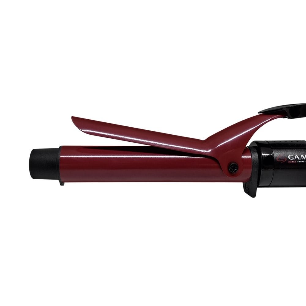 Modelador de Cachos Gama Ceramic Nano Tourmaline NEW, 48W, Preto/Vermelho Bivolt