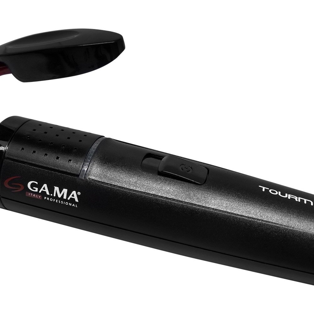 Modelador de Cachos Gama Ceramic Nano Tourmaline NEW, 48W, Preto/Vermelho Bivolt