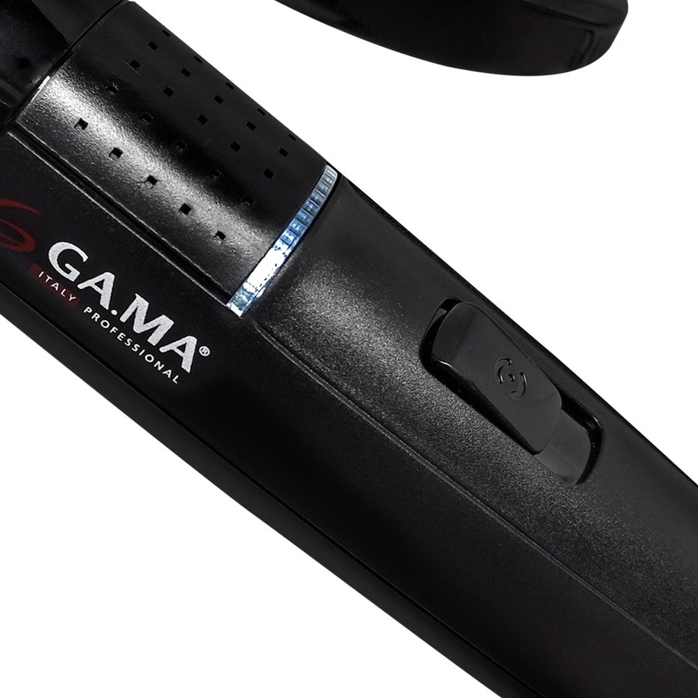 Modelador de Cachos Gama Ceramic Nano Tourmaline NEW, 48W, Preto/Vermelho Bivolt