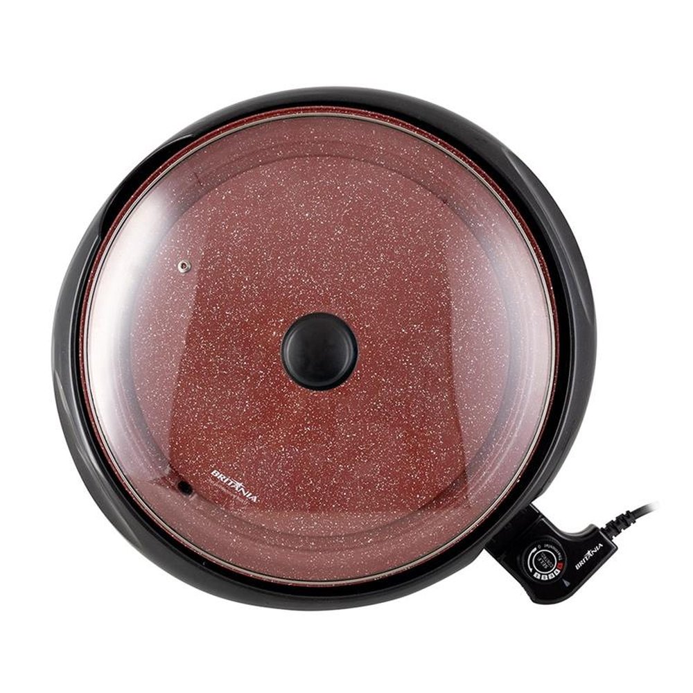Sanduicheira/Grill Brtiânia Top Grill, Redondo, 1200W, Preto, 220V