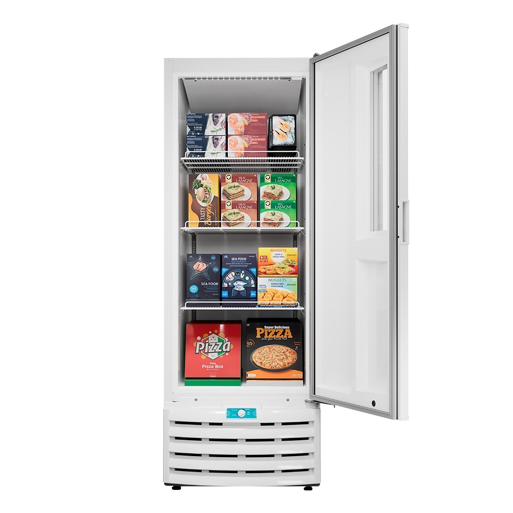 Freezer Vertical Metalfrio 531 Litros VF55FT - Tripla Ação, Branco, 220V
