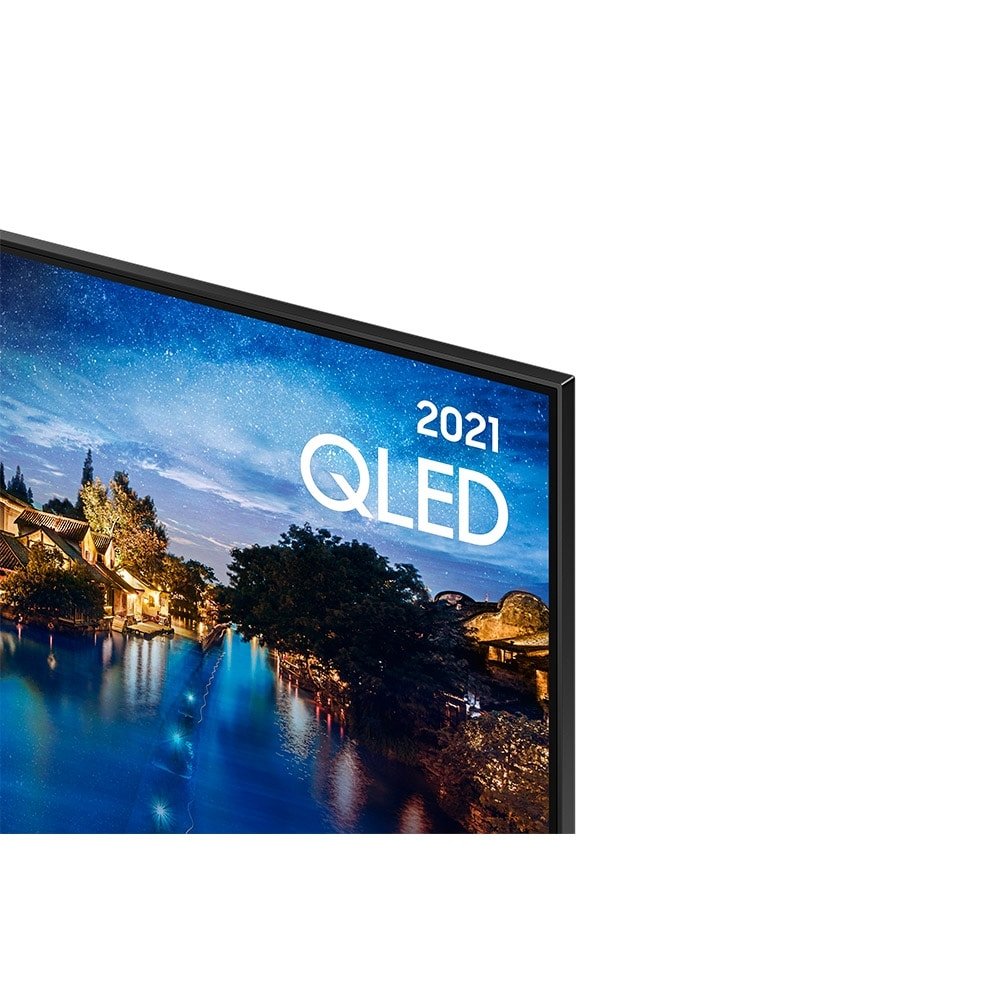 Smart TV QLED 55" Samsung QN55Q60AAGXZD 4K UHD HDR Wi-Fi, 2 USB, 3 HDMI, Alexa Built In,Modo Game, Tela sem Limites,60hz