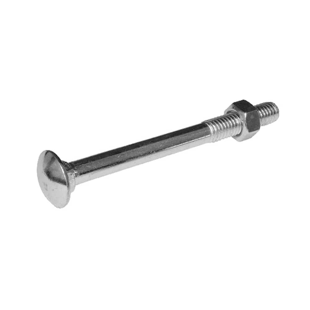 Parafuso Frances Jomarca Unc Com Porca 5/16X2 Zincado - Embalagem com 100 Unidades