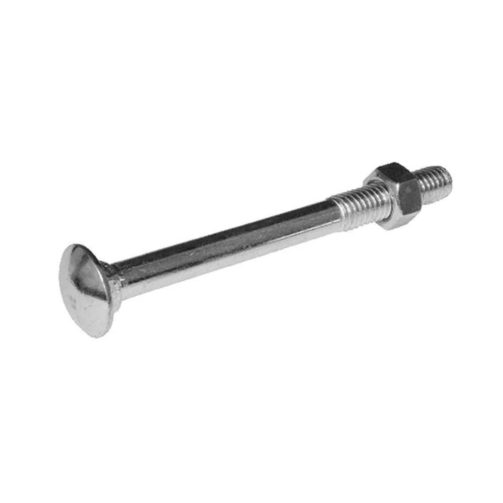 Parafuso Frances Jomarca Unc Com Porca 5/16X4.1/2 Zincado - Embalagem com 100 Unidades