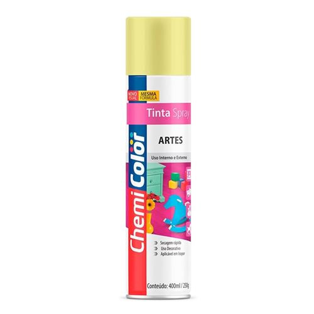 Tinta Spray Chemicolor Artes Amarelo 400ml