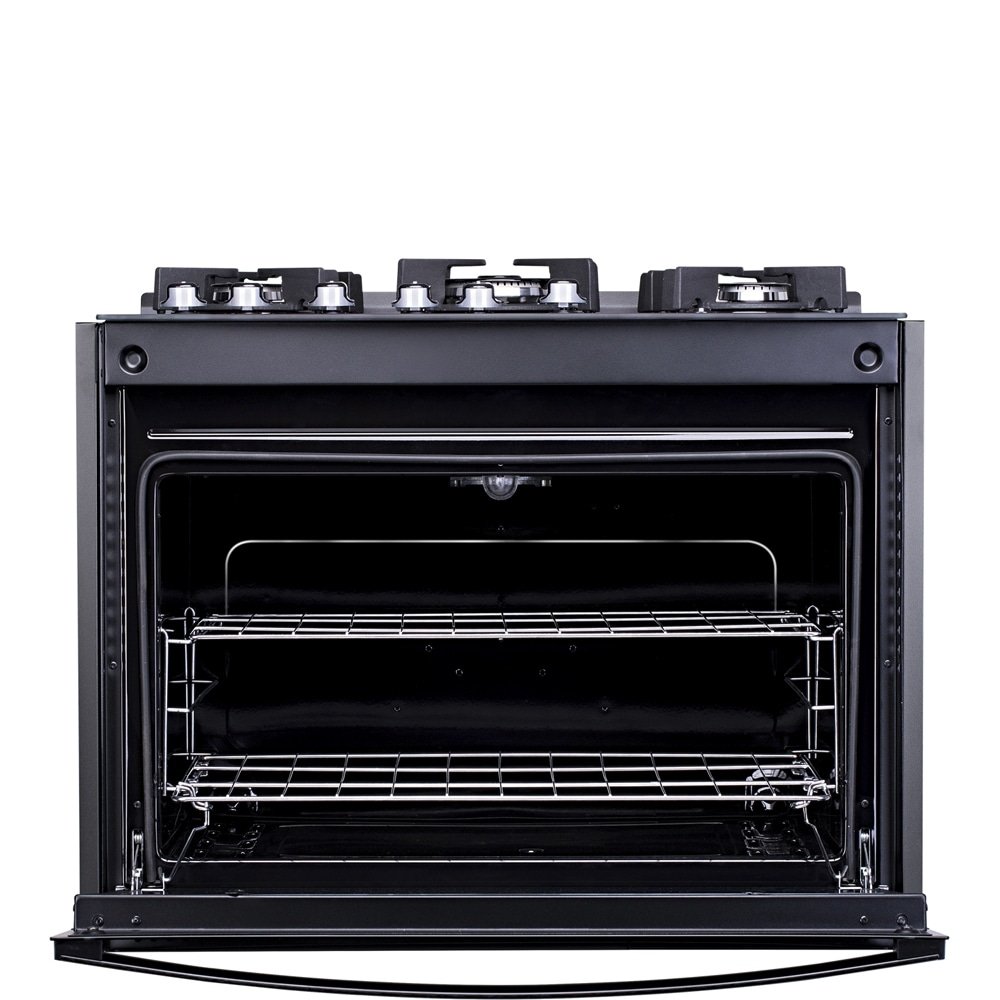 Fogão de Embutir Dako 5 Bocas Glass DE5VUP-PF0, Mesa de Vidro, Acendimento Automático, Preto, Bivolt