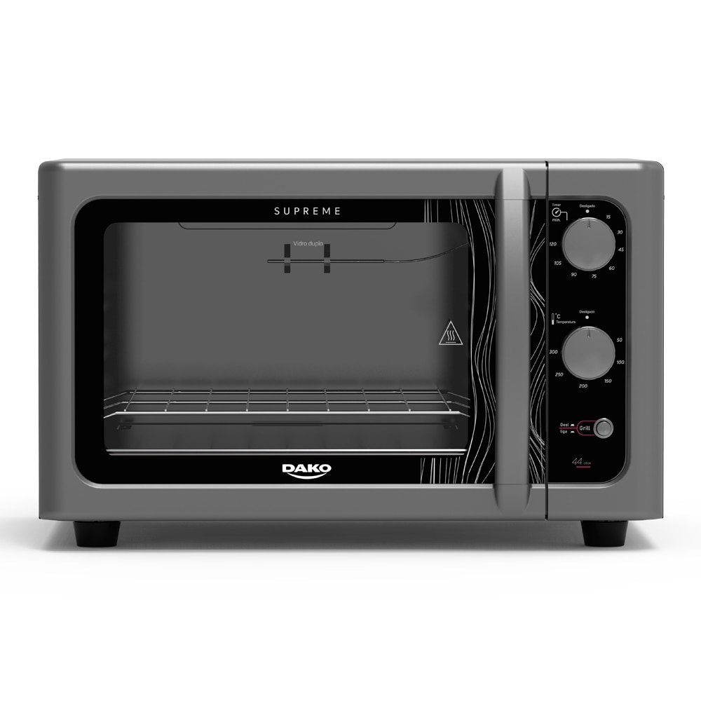 Forno Elétrico de Bancada Dako 44 Litros Supreme, Titanium, 110V