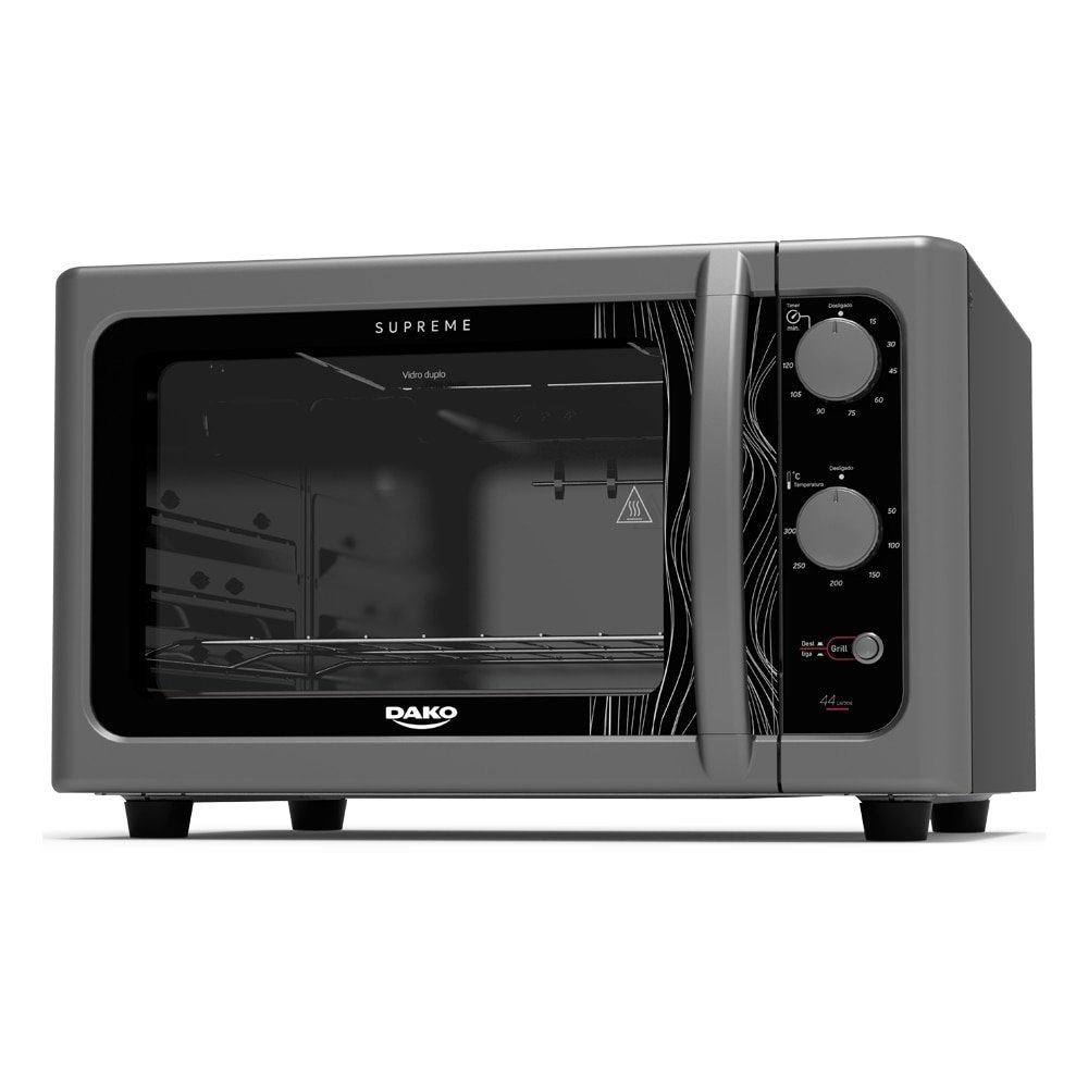 Forno Elétrico de Bancada Dako 44 Litros Supreme, Titanium, 110V