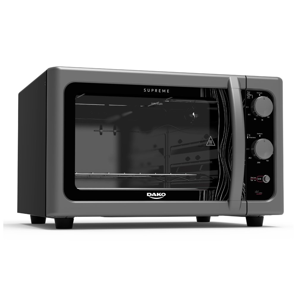 Forno Elétrico de Bancada Dako 44 Litros Supreme, Titanium, 110V