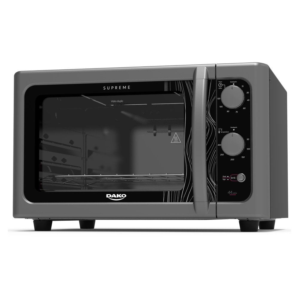 Forno Elétrico de Bancada Dako 44 Litros Supreme, Titanium, 110V