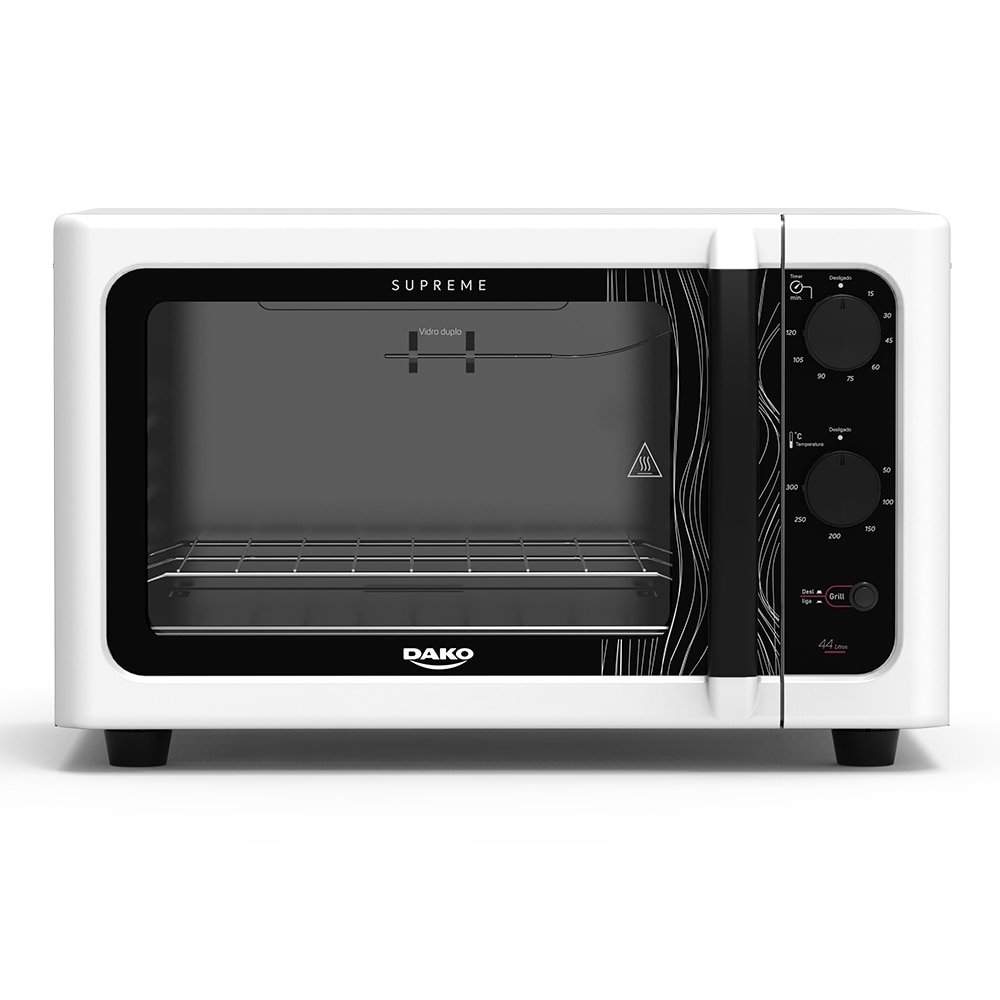 Forno Elétrico de Bancada Dako 44 L Supreme, Branco, 110V