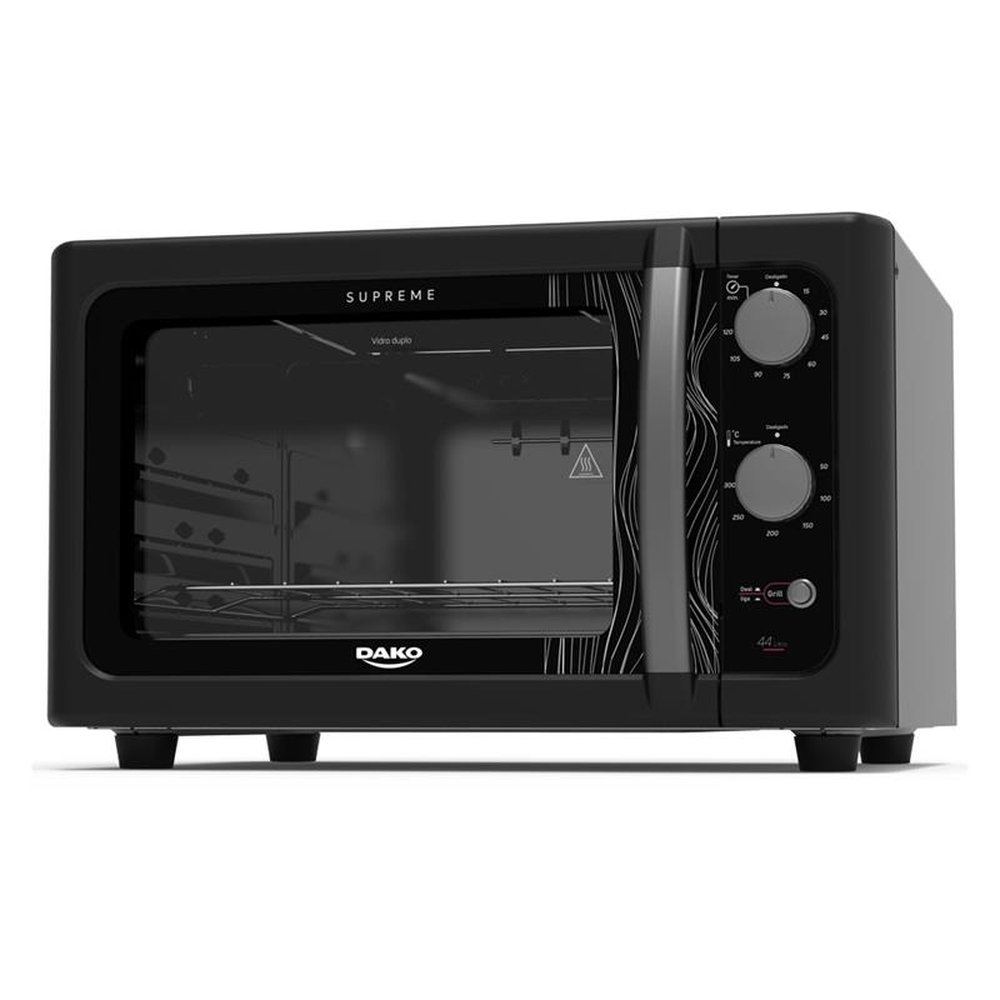 Forno Elétrico de Bancada Dako 44 L Supreme, Preto, 220V