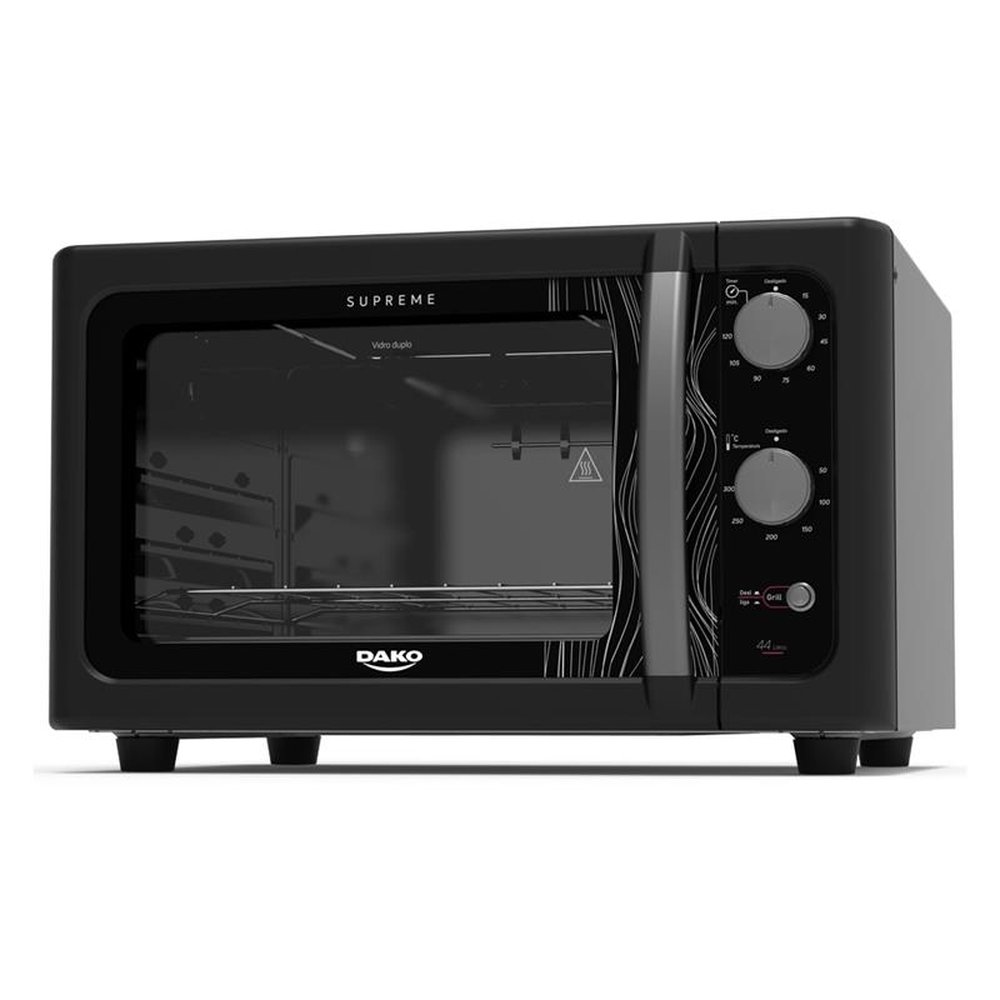 Forno Elétrico de Bancada Dako 44 L Supreme, Preto, 220V