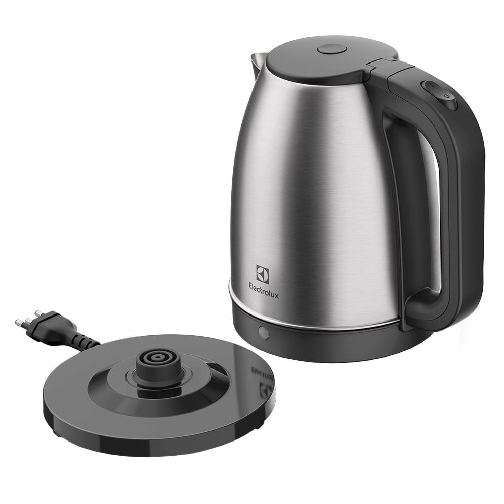 Chaleira Elétrica Electrolux Efficient EEK10 - 1,8 Litros, Inox/Aço Escovado, 220V