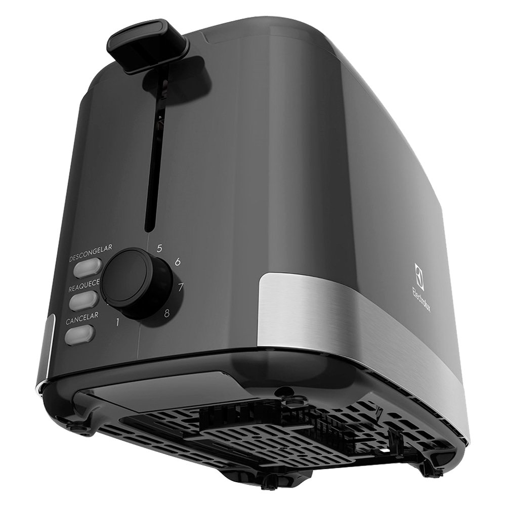 Torradeira Elétrica Electrolux Efficient ETS10, 800W, Grafite, 110V