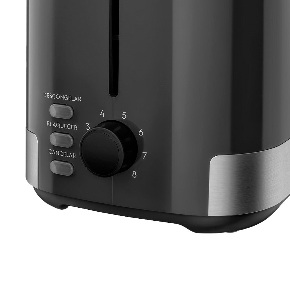 Torradeira Elétrica Electrolux Efficient ETS10, 800W, Grafite, 110V