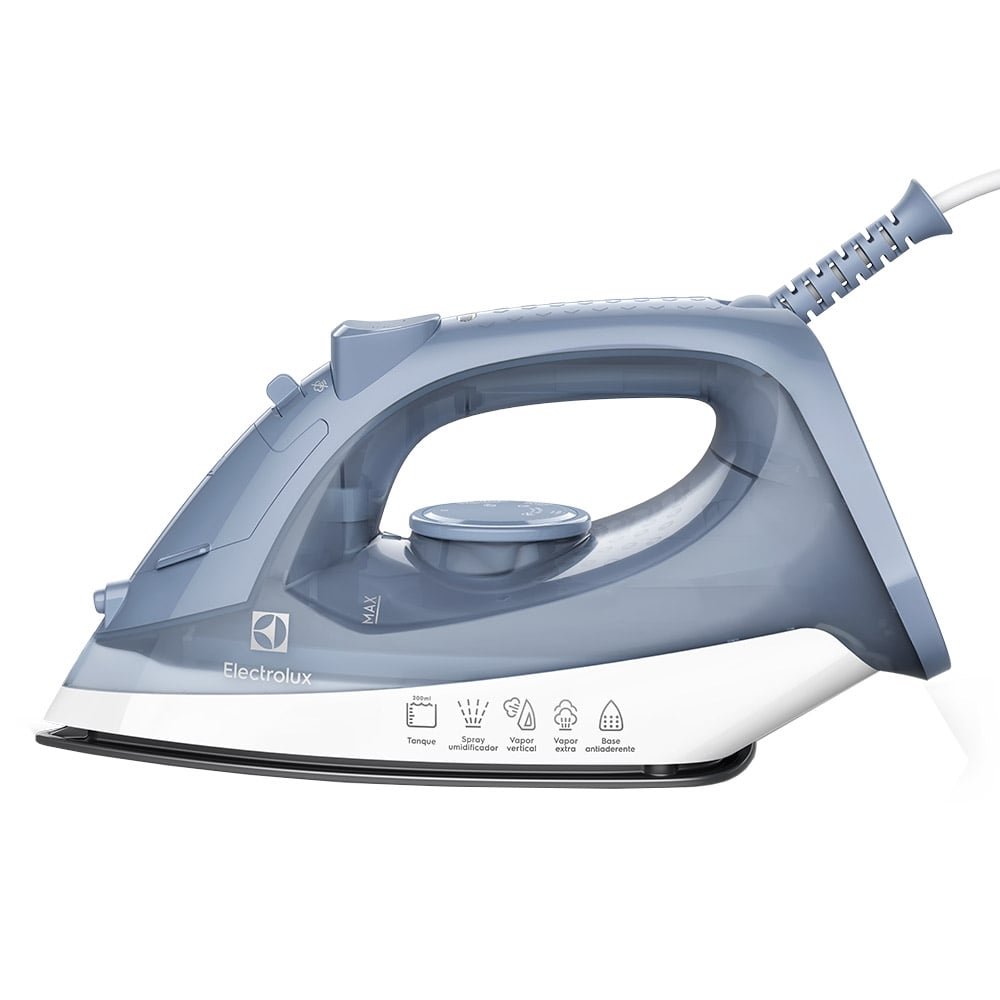 Ferro à Vapor Electrolux ESI10, 1200W, Azul/Branco, 110V