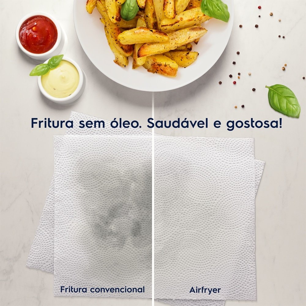 Fritadeira Air Fryer Electrolux EAF20 - 3,2 Litros, Painel Digital, 1400W, Grafite, 110V