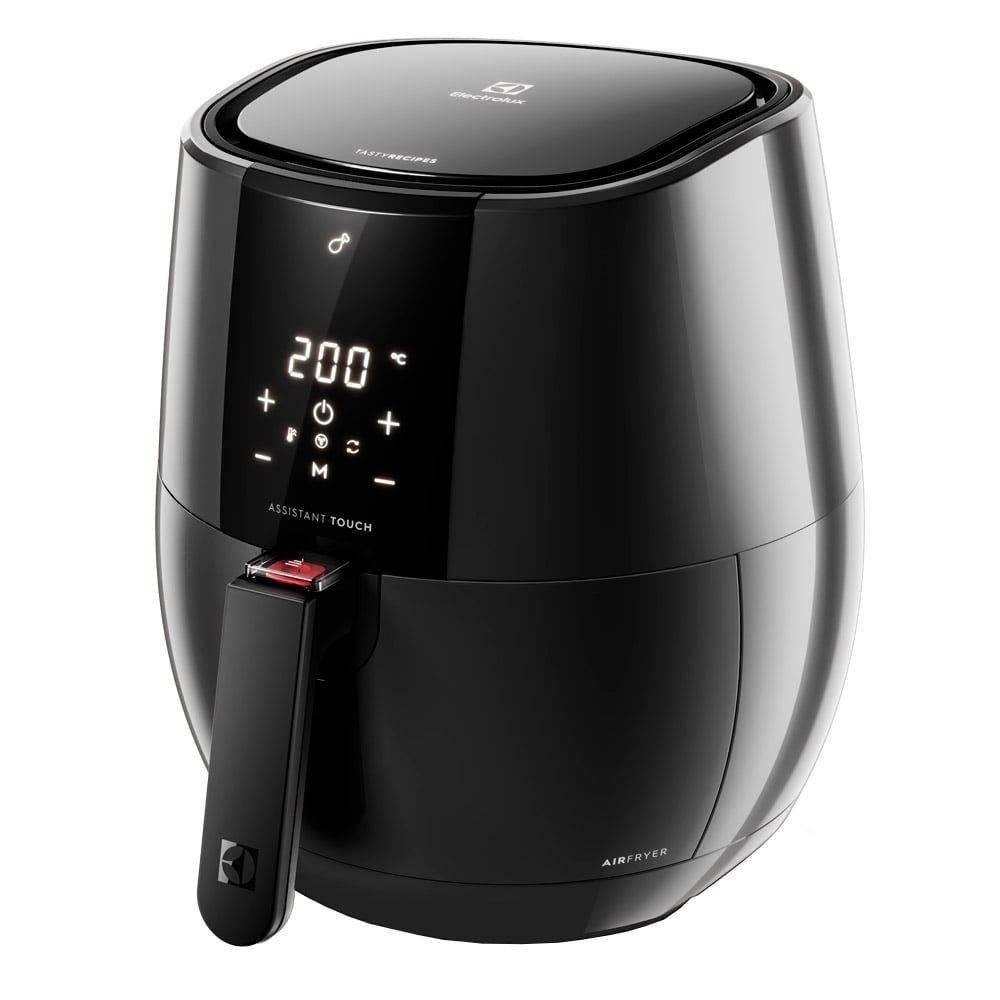 "Fritadeira Air Fryer Electrolux EAF20 - 3,2 Litros, Painel Digital, 1400W, Grafite, 220V