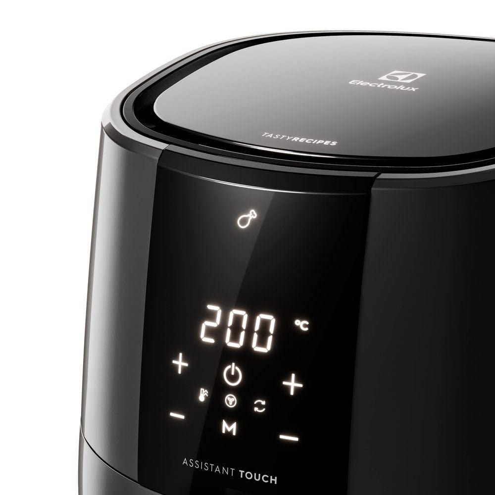 "Fritadeira Air Fryer Electrolux EAF20 - 3,2 Litros, Painel Digital, 1400W, Grafite, 220V