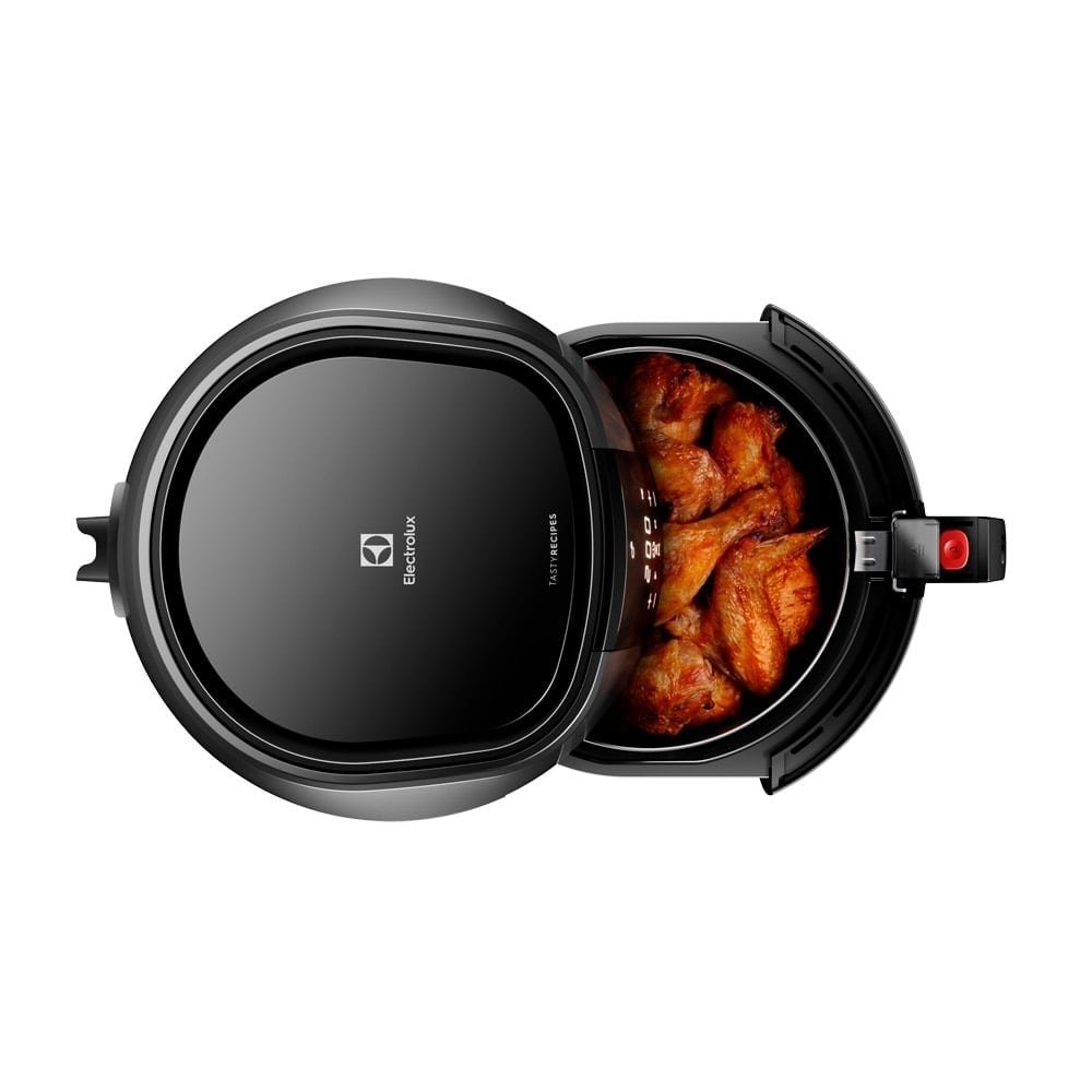 "Fritadeira Air Fryer Electrolux EAF20 - 3,2 Litros, Painel Digital, 1400W, Grafite, 220V
