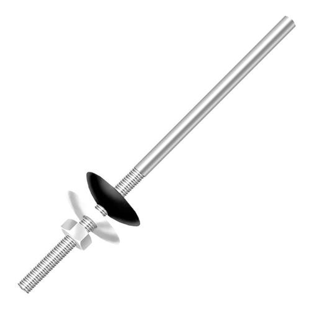 Haste Roscada Ciser para Telha 1/4x300mm - Embalagem com 100 Unidades