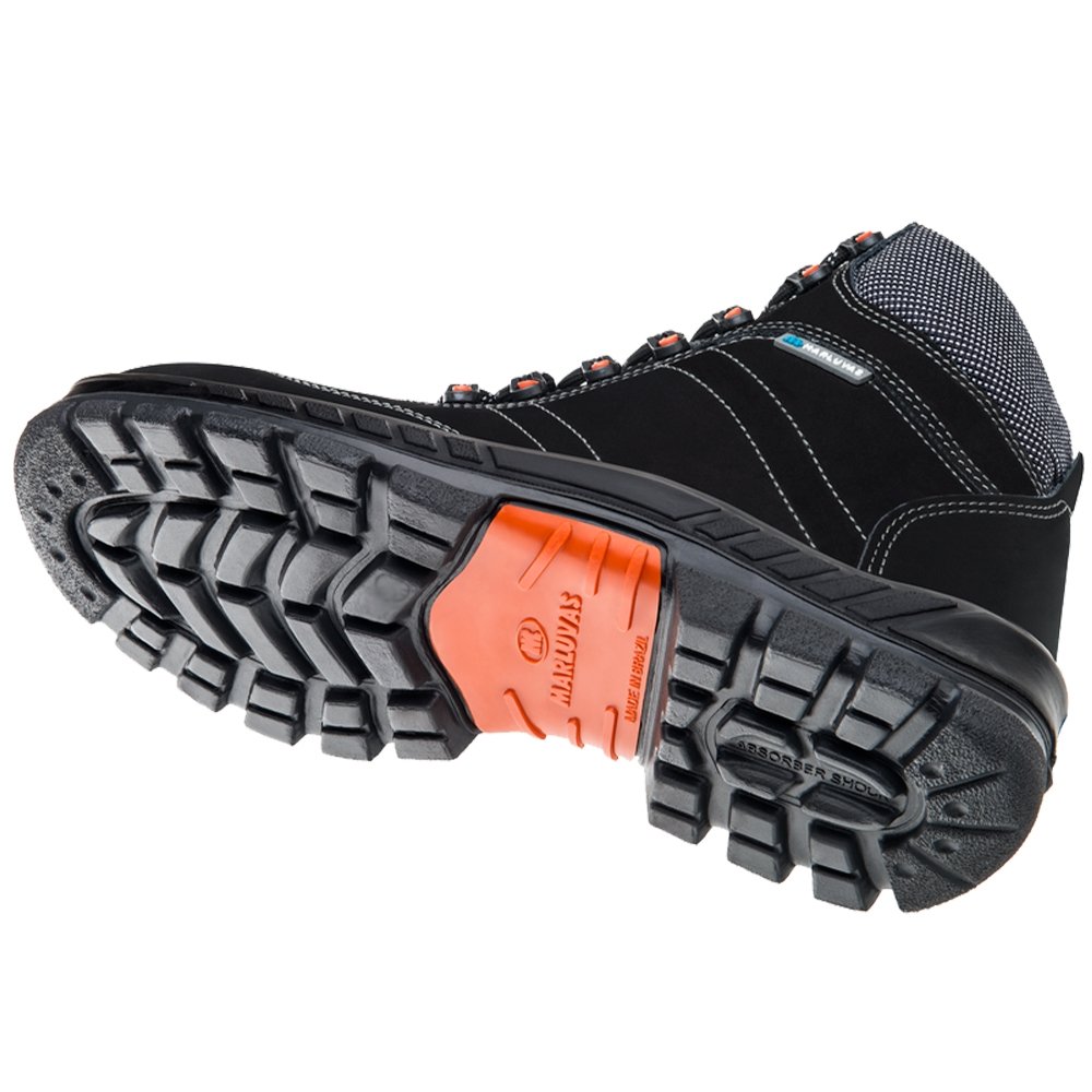 Botina de Segurança Marluvas Nubuck Premier 75BPR29MSP-BP37 Preto 37