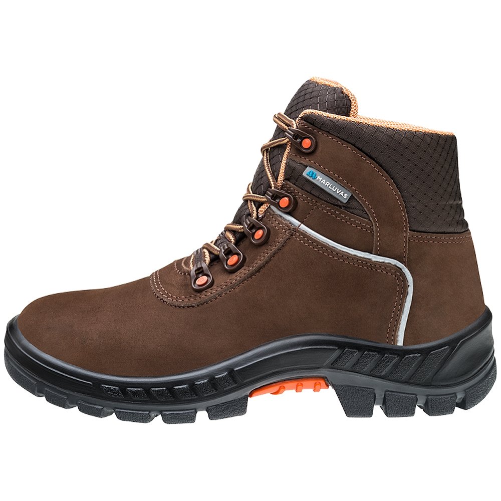 Botina de Segurança Marluvas Nubuck Premier 75BPR29MSMC-BP Marrom 37