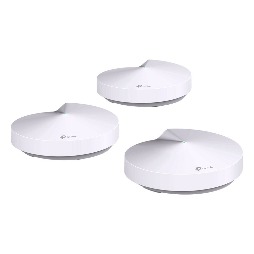 Roteador + Repetidor TP-Link Deco M5 AC1300 (Sistema Wi-Fi em toda a casa), 4 Antenas Internas (CX 3 Unidades)