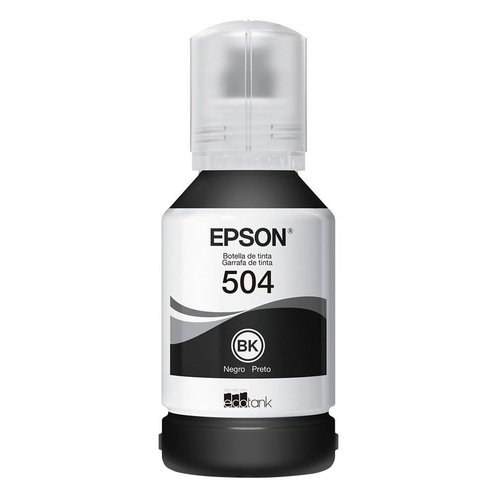 Garrafa de Tinta Original Epson EcoTank T504 para Impressoras L4150, L4160, L6161, L6171 e L6191