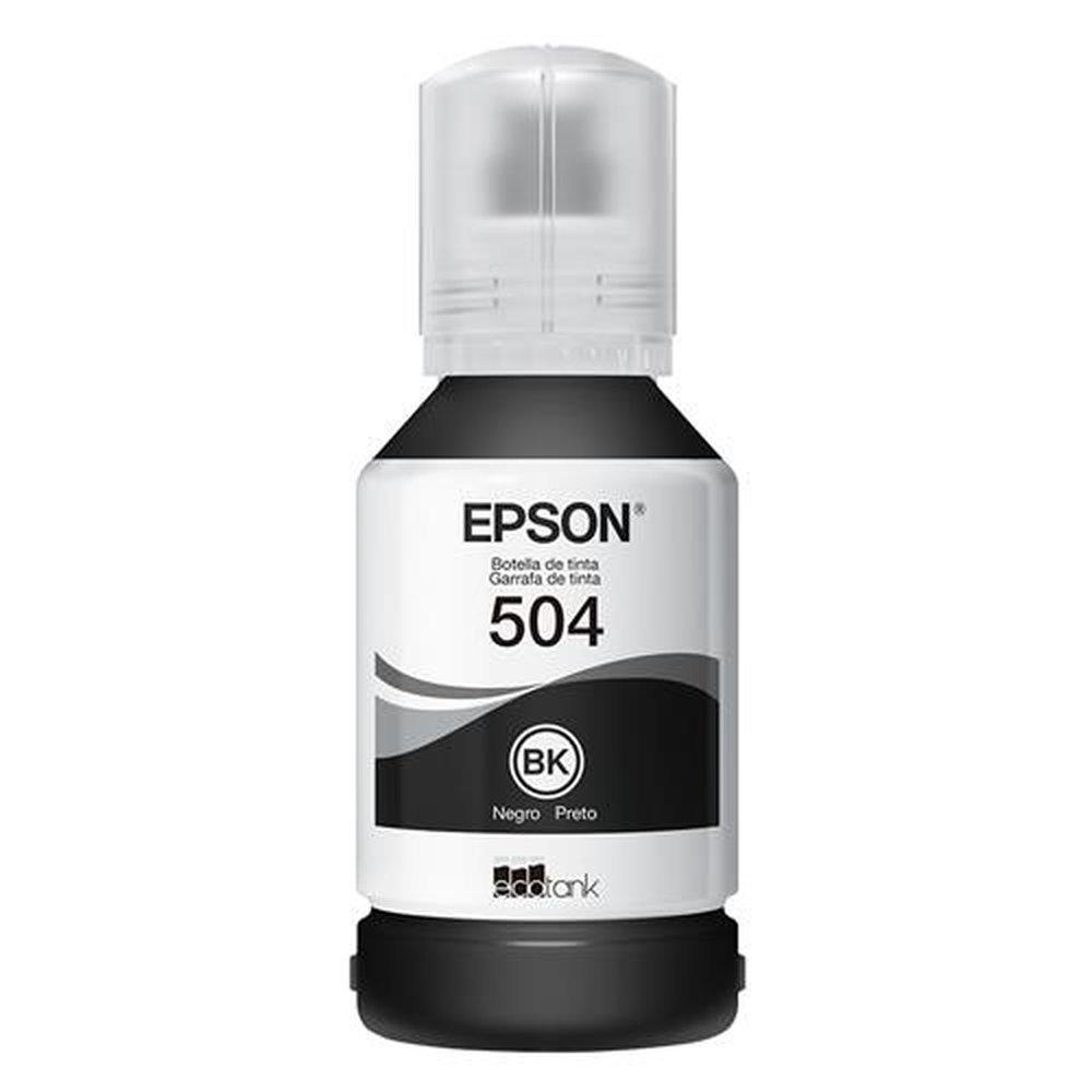 Garrafa de Tinta Original Epson EcoTank T504 para Impressoras L4150, L4160, L6161, L6171 e L6191