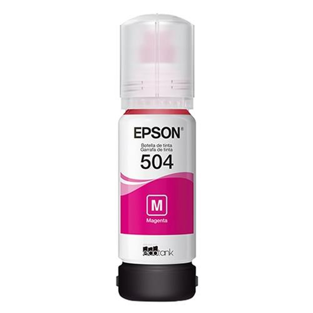 Garrafa de Tinta Original Epson EcoTank T504 T504320 Magenta para Impressoras L4150, L4160, L6161, L6171 e L6191