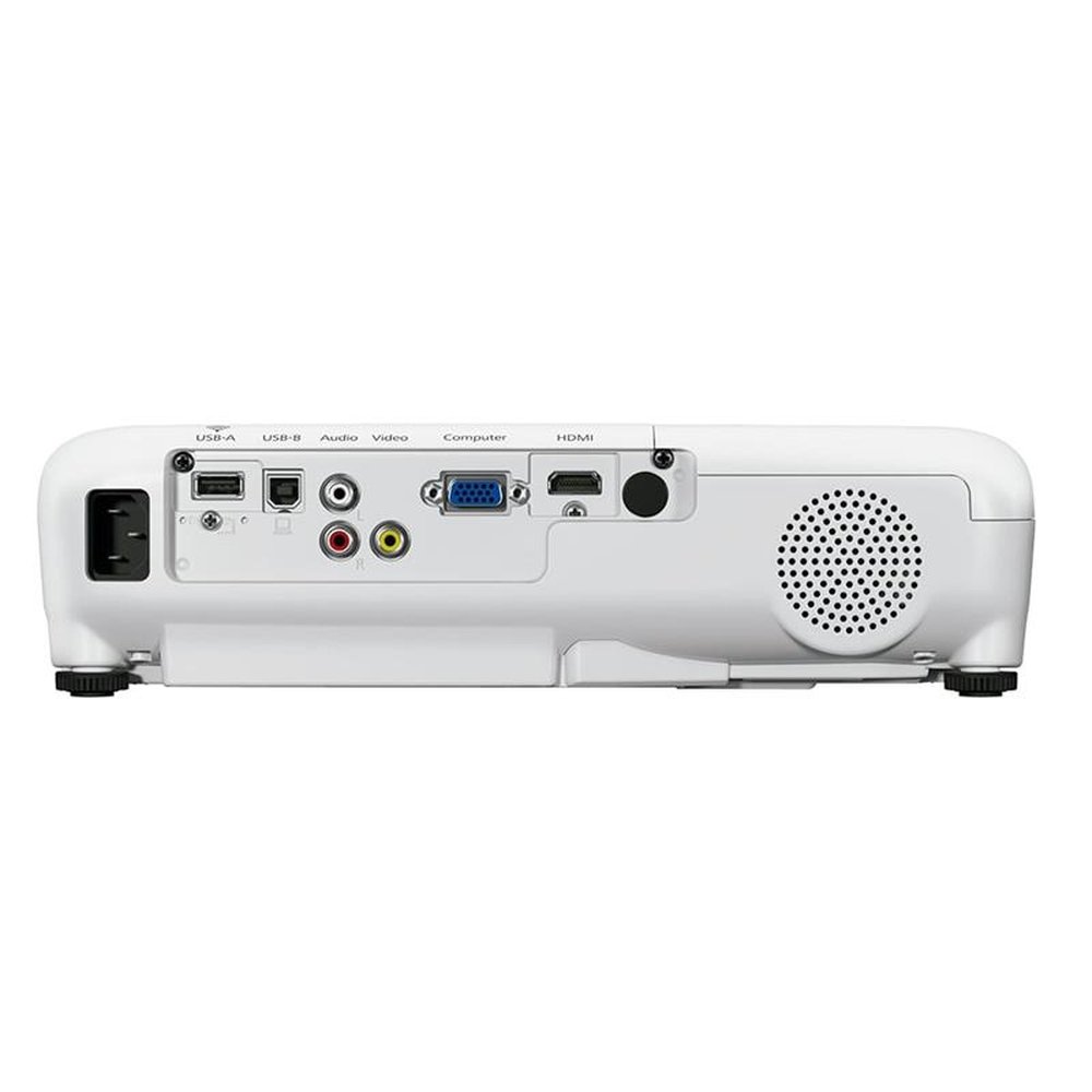 Projetor Epson Powerlite S41+, SVGA 800 x 600, 3300 Lumens, SVGA, HDMI, Branco, Bivolt
