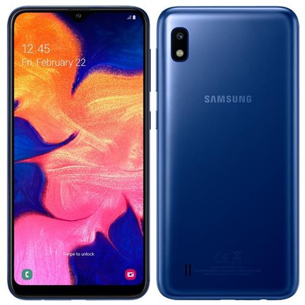 Smartphone Samsung Galaxy A10, Dual Chip, Azul, Tela 6.2", 4G+Wi-Fi, Android 9.0, Câmera 13MP, 32GB